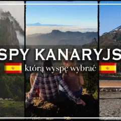 Wyspy Kanaryjskie: która wyspa najlepsza na wakacje? Pary podziwiają górskie krajobrazy i wulkany.