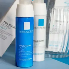 Kremy La Roche-Posay Toleriane Ultra Nuit i Ultra Light, marka kosmetyków dla wrażliwej skóry.
