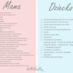 Lista rzeczy do szpitala dla mamy: koszula, bielizna, kosmetyki, ręczniki, ubranie na wyjście. Przygotuj wyprawkę do szpitala dla mamy i dziecka.