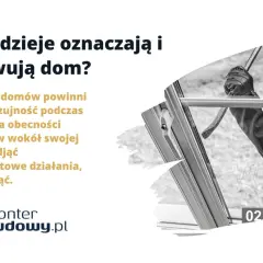 Złodziej w masce próbuje włamać się przez okno, trzymając łom.
