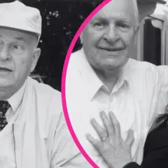 Agnieszka Zduńczyk Machulski z mężem, uśmiechnięci i blisko siebie, tworzą ciepły obraz.