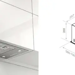 Wysokość okapu: gazowa 70-75 cm, indukcyjna 50-60 cm montaż bez błędów