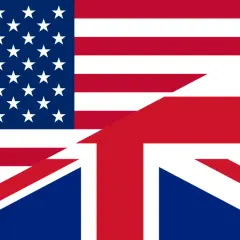 Flagi USA i Wielkiej Brytanii symbolizują różnice i podobieństwa w języku angielskim, którego uczymy się w szkole.