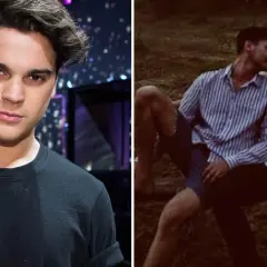 Oscar Zia med sin partner, en kärleksfull stund utomhus.