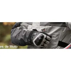 Guantes de moto con aislamiento Primaloft vs. Gore-Tex, perfectos para el frío y la lluvia.