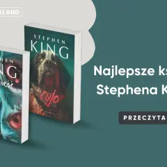 Okładki książek Stephena Kinga: "Bezsenność" i "Cujo". Odkryj najlepsze książki Stephena Kinga.