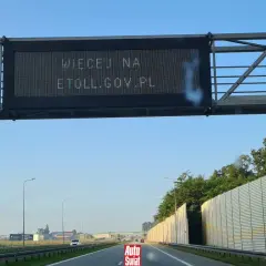 Na autostradzie znak informuje: "Więcej na etoll.gov.pl". To miejsce, gdzie dowiesz się, co to jest winieta i jak ją kupić.