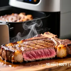 Burger Air Fryer : Le Secret d'un Steak Juteux et Parfait