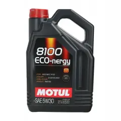 Olej Motul 8100 ECO-nergy SAE 5W30 do silników Ford, Jaguar, Land Rover, Renault.