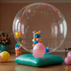 Wyjątkowy balon z balonami w środku - pomysł na niepowtarzalną dekorację
