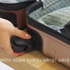 Jak łatwo wymienić kółko w walizce i uniknąć kosztownych napraw