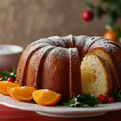 Świąteczna babka z mandarynkami: Idealne ciasto na świąteczny stół