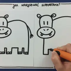 Jak narysować hipopotama w prosty sposób - krok po kroku i porady