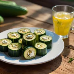 Roladki z cukinii z serem feta: Lekka przekąska na letnie dni