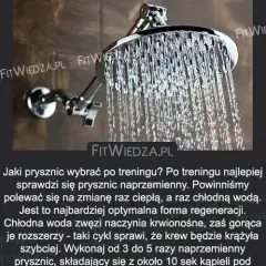 Jaki prysznic po treningu wybrać, by uniknąć bólu mięśni i szybciej się regenerować?
