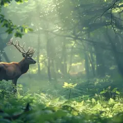 Obrazy jeleni: Wnieś naturę do swojego wnętrza