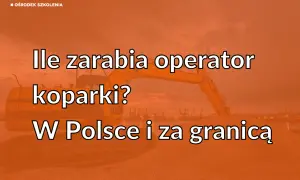 Operator koparki w Niemczech: Ile zarobisz netto? Pełen przewodnik