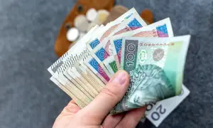 Dłoń trzyma polskie banknoty. Zastanawiasz się, renta 2 grupa ile wynosi? Oto przykładowe kwoty.