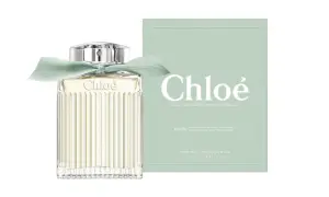 Elegancka butelka Chloe EDP z miętową wstążką i pudełkiem. Zapach z nutą organicznej róży.