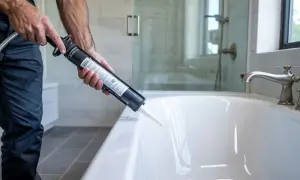 Jak kłaść silikon wokół wanny? Trwała fuga bez pleśni! Poradnik