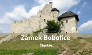 Kamienny zamek Bobolice, niczym z baśni, wznosi się na wapiennym wzgórzu.