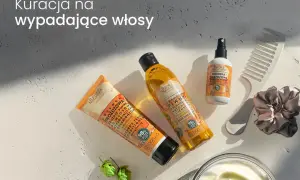 Kuracja na wypadające włosy: odżywka, szampon i wcierka drożdżowe. Naturalne składniki dla mocnych włosów.