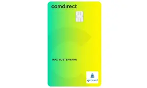 comdirect Girocard mit Chip für Max Mustermann. Positive comdirect erfahrungen sind mit dieser Karte möglich.