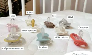 Różne smoczki dla noworodka: Bibs, B.Box, Luu, LOVI, MAM, Suavinex, Philips Avent. Jaki smoczek dla noworodka wybrać?