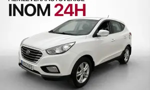 Vit Hyundai ix35, hemleverans inom 24h i Sverige. Inga problem med denna bil!