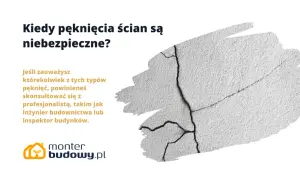 Pionowe pęknięcia ścian nośnych mogą być sygnałem ostrzegawczym. Warto skonsultować się z fachowcem, gdy zauważysz takie uszkodzenia.