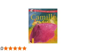 Livre "Mon prénom, une histoire : Camille". Le prénom Camille, sa signification et son histoire racontés à travers une illustration féerique.