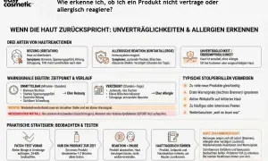 Haut reagiert? Reizung, Allergie oder Überempfindlichkeit erkennen. Bei Verdacht auf eine Polyester-Allergie oder andere Hautreaktionen, Produkte testen & Haut beobachten.