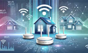 Nowoczesne routery tworzą sieć Wi-Fi mesh, zapewniając zasięg w całym domu.