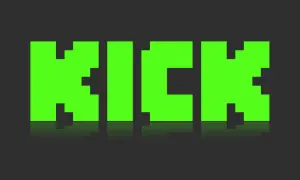 Pixelige grüne Buchstaben bilden das Wort "KICK" auf schwarzem Hintergrund. Was ist Kick? Ein starker Impuls, ein Aufbruch!
