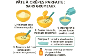Crêpes parfaites : les ingrédients clés et astuces de pro pour les réussir