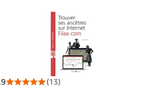Découvrez Filae.com, un guide pour trouver vos ancêtres en ligne. L'image montre des portraits d'époque et des arbres généalogiques sur des écrans d'ordinateur.