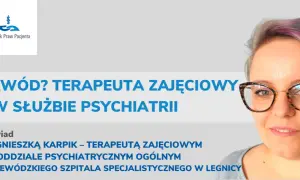 Wywiad z Agnieszką Karpik, terapeutką zajęciową w szpitalu, o jej pracy i zarobkach.