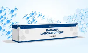 Opakowanie badań laboratoryjnych na owsiki w kale.