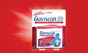 Gaviscon Extra Strength na zgagę i niestrawność. Szybko działająca formuła w saszetkach do noszenia w podróży.