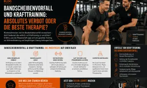 Krafttraining bei Bandscheibenvorfall: Gezieltes Training stärkt den Rücken, lindert Schmerzen und verbessert die Lebensqualität.