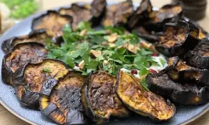 Aubergines grillées au four: le secret d'une texture fondante et légère