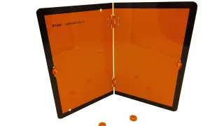 Plaque orange pliante pour camion, marquée BICMA ADR CAPITOLO 5.3.