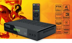 Szukasz idealnego dekodera do telewizji naziemnej? Ariva 160 Combo to Twój wybór! Odbiera sygnał DVB-S2+T2, obsługuje Full HD 1080p i H.265.