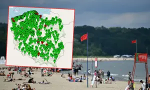 Sinice Bałtyk: Czy Twoja plaża jest bezpieczna? Sprawdź mapę GIS
