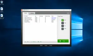 Program UniPDF PRO pokazuje, jak przekonwertować PDF na Word. Wybierz format wyjściowy "Word" i kliknij "Stop".