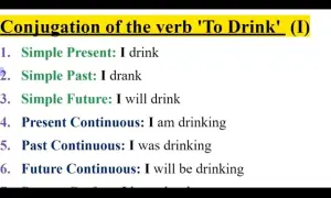 Trzecia forma drink: Jak używać drunk w czasie przeszłym?