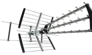 Szukasz informacji na forum: jaka antena do telewizji naziemnej? Oto przykład takiej anteny, gotowej do odbioru sygnału.