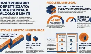 Guida rapida allo straordinario forfettizzato: come funziona, limiti legali e impatto in busta paga. Gli straordinari vengono pagati di più con questo accordo.