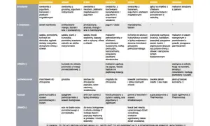 Tabela z przykładowym menu tygodniowym, zawierająca śniadania, obiady i kolacje.