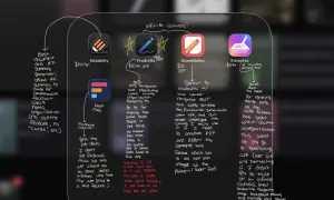 Aplikacja do robienia notatek na tablecie, porównująca Notability, Procreate, BoardNotes i Kilonotes.